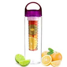 Load image into Gallery viewer, Water Bottle 700ML Plastic Fruit Infuser Drinkware Tour Outdoor Sport School Leak Proof Seal Gourde Climbing Water Bottles