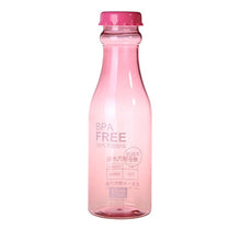 Load image into Gallery viewer, 550ml Leak-Proof Sports Water Bottle Large Capacity Plastic Bottle Bicycle Camping Sports Bottle Drinkware Cover Lip BPA