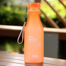 Load image into Gallery viewer, 550ml Leak-Proof Sports Water Bottle Large Capacity Plastic Bottle Bicycle Camping Sports Bottle Drinkware Cover Lip BPA